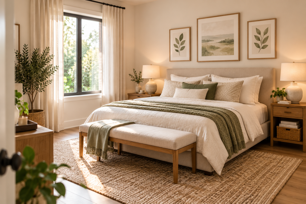 Small bedroom decor ideas for a calm and stylish space