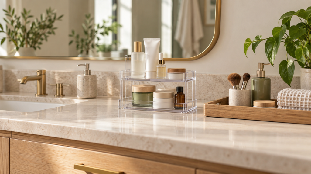 Bathroom skincare storage ideas