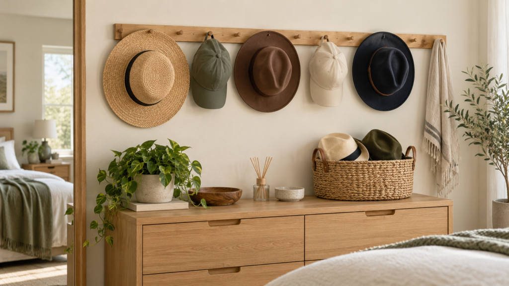 12 Smart Bedroom Hat Storage Ideas to Protect Your Collection