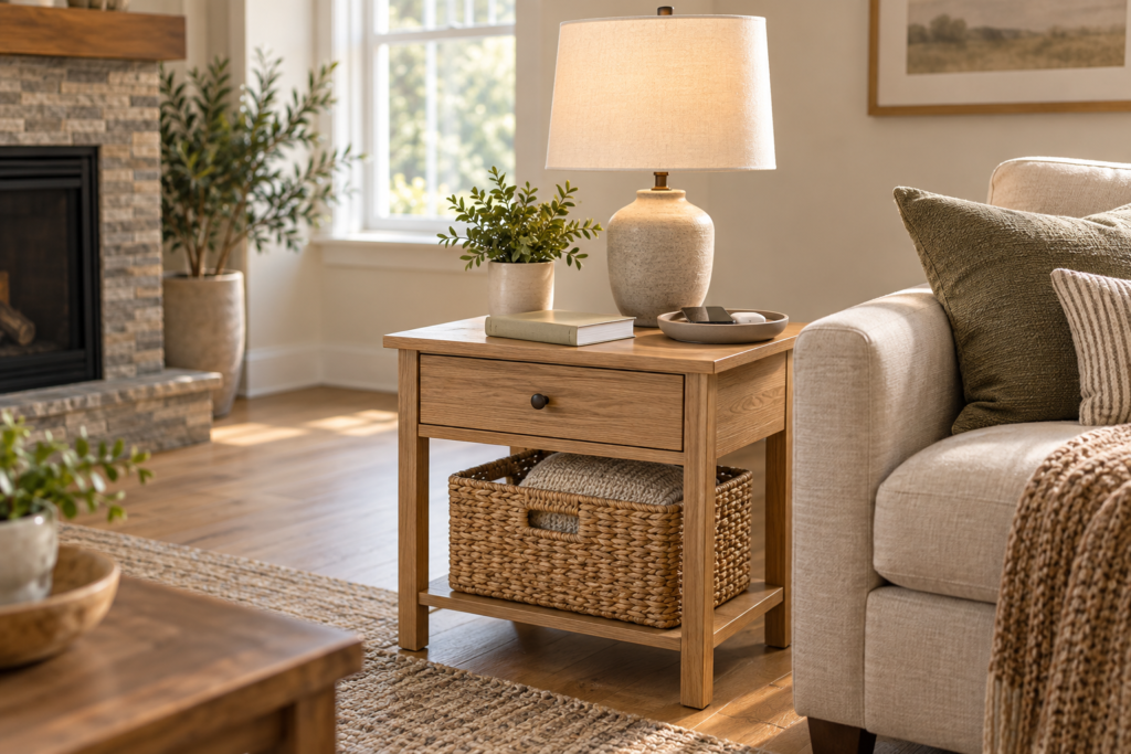 12 Smart Living Room Side Table Storage Ideas for a Clutter-Free Space