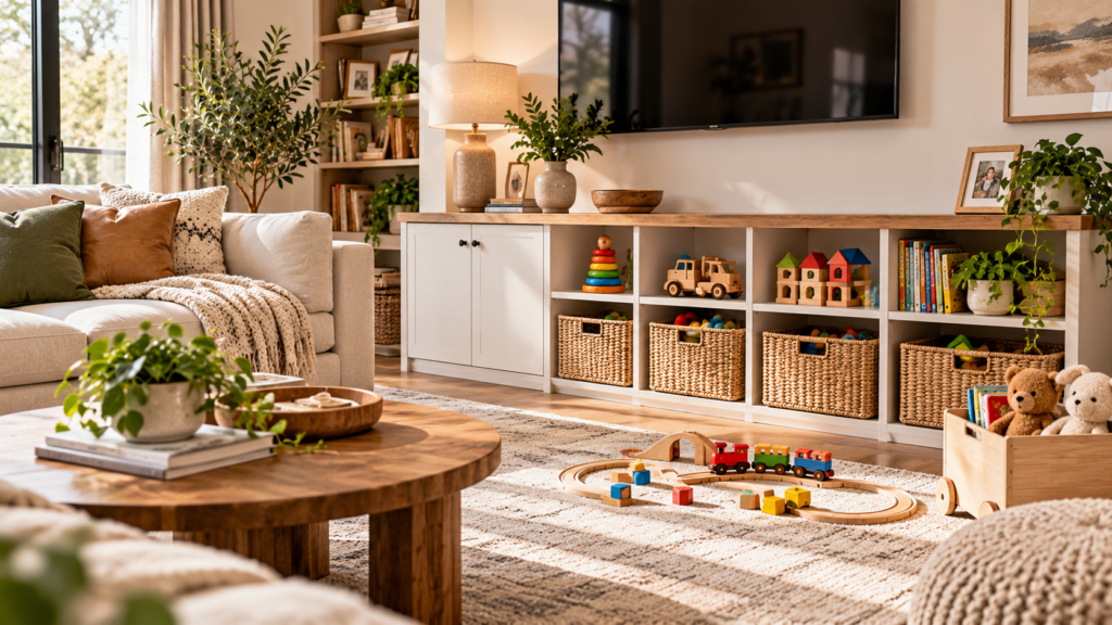 12 Smart Living Room Toy Storage Ideas for a Clutter-Free Family Space